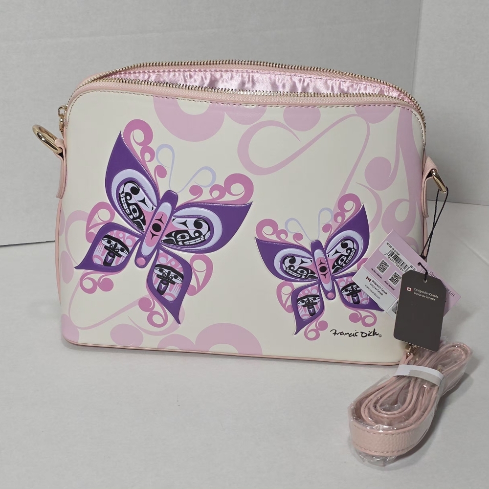 New Crossbody Bag Purse Celebration Of Life Art Bag By Francis Dick NWT - Picture 10 of 10